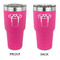 Football Jersey 30 oz Stainless Steel Tumbler - Pink - Double Sided (Personalized)