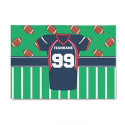 Football Jersey 4' x 6' Indoor Area Rug (Personalized)