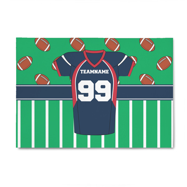 Custom Football Jersey 4' x 6' Patio Rug (Personalized)