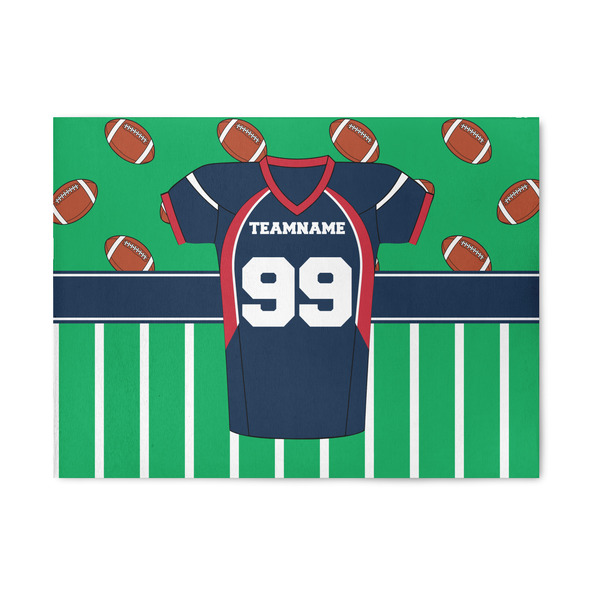 Custom Football Jersey 5' x 7' Patio Rug (Personalized)