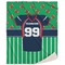 Football Jersey Sherpa Throw Blanket (Personalized)
