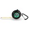 Football Jersey 6-Ft Pocket Tape Measure with Carabiner Hook - Front