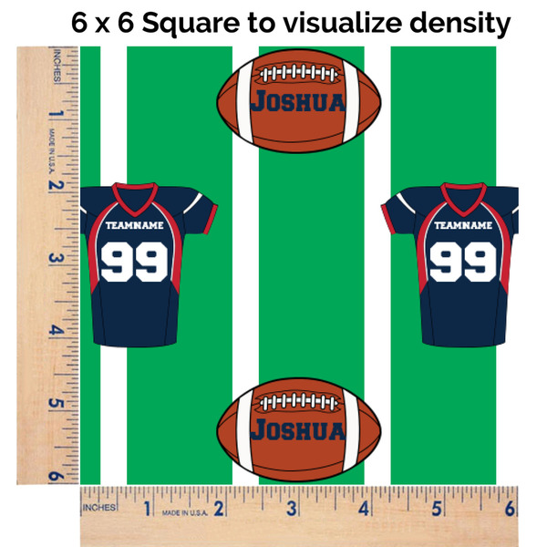 Football Jersey 6x6 Swatch of Fabric