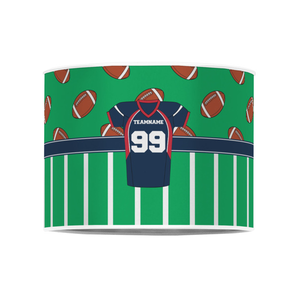 Football Jersey 8" Drum Lampshade - FRONT (Poly Film)