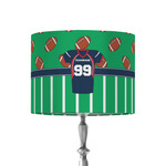 Football Jersey 8" Drum Lamp Shade - Fabric (Personalized)