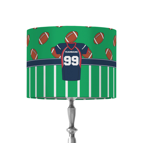 Custom Football Jersey 8" Drum Lamp Shade - Fabric (Personalized)