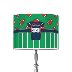 Football Jersey 8" Drum Lamp Shade - Poly-film (Personalized)
