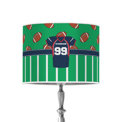 Football Jersey 8" Drum Lamp Shade - Poly-film (Personalized)
