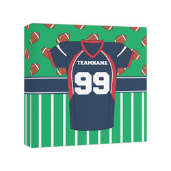 Football Jersey Canvas Print - 8x8 (Personalized)