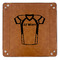 Football Jersey 9" x 9" Leatherette Snap Up Tray - APPROVAL (FLAT)