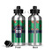 Football Jersey Aluminum Water Bottle - Front and Back