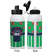 Football Jersey Aluminum Water Bottle - White APPROVAL