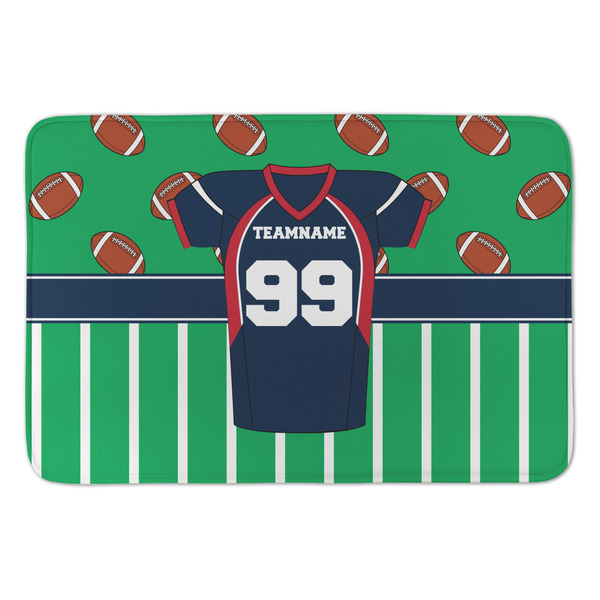 Custom Football Jersey Anti-Fatigue Kitchen Mat (Personalized)