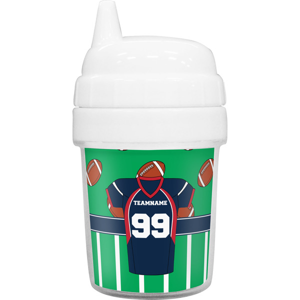 Custom Football Jersey Baby Sippy Cup (Personalized)