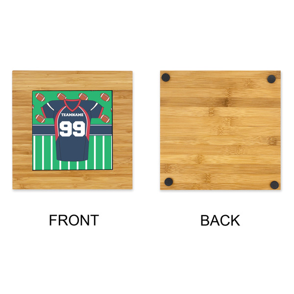 Football Jersey Bamboo Trivet with 6" Tile - APPROVAL
