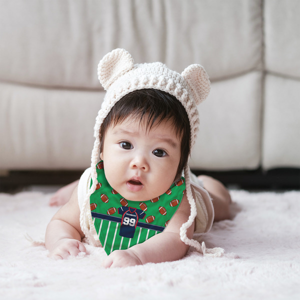Football Jersey Bandana Bib - (Lifestyle 2 girl)
