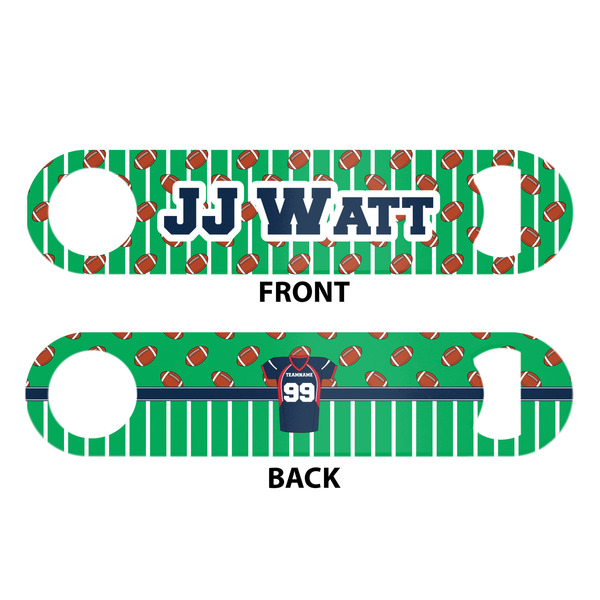 Football Jersey Bar Bottle Opener - White - Approval