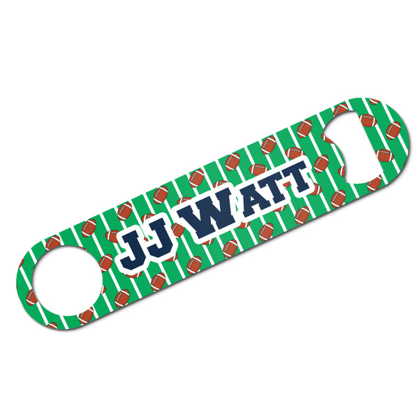 Custom Football Jersey Bar Bottle Opener w/ Name and Number