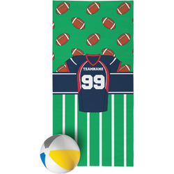 Football Jersey Beach Towel (Personalized)