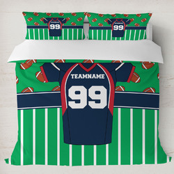 Football Jersey Duvet Cover Set - King (Personalized)