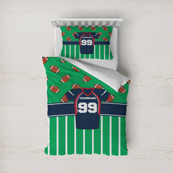 Football Jersey Duvet Cover Set - Twin (Personalized)