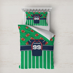 Football Jersey Duvet Cover Set - Twin XL (Personalized)