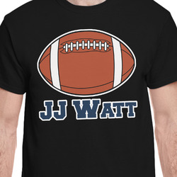 Football Jersey T-Shirt - Black - Medium (Personalized)