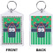 Football Jersey Bling Keychain (Front + Back)
