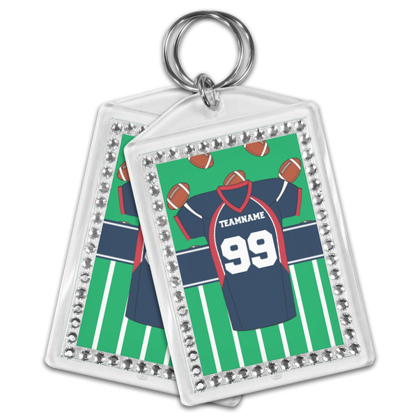 Football Jersey Bling Keychain - MAIN