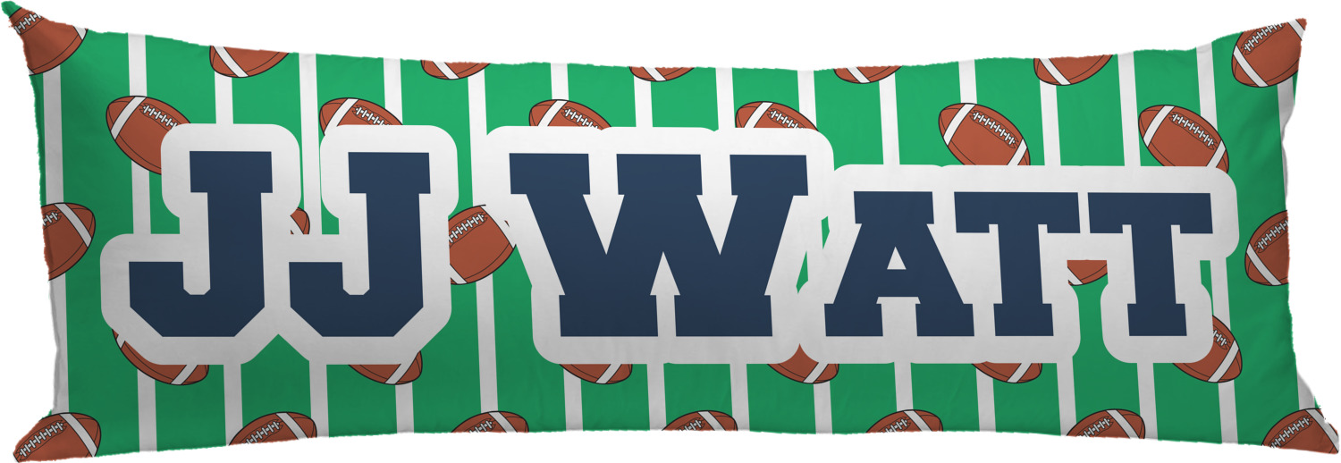 Custom Football Jersey Body Pillow Case (Personalized) YouCustomizeIt