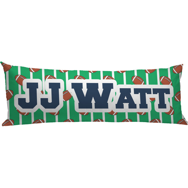 Custom Football Jersey Body Pillow Case (Personalized)