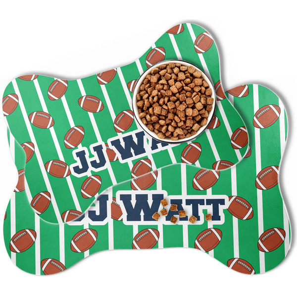 Football Jersey Bone Shaped Dog Mats - MAIN