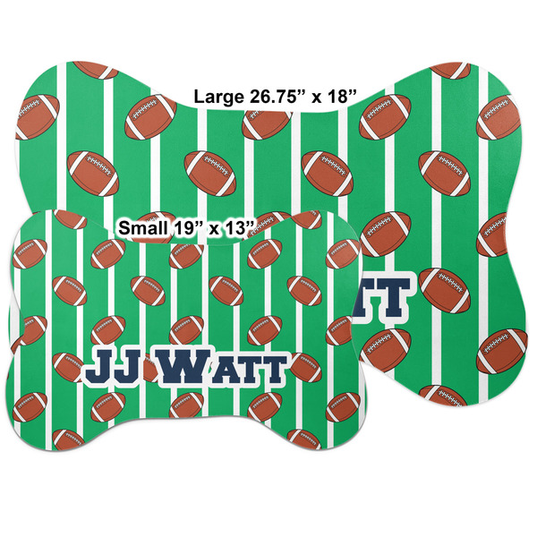 Football Jersey Bone Shaped Mat Comparison