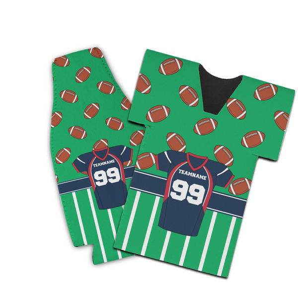Custom Football Jersey Bottle Cooler (Personalized)