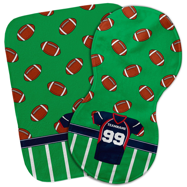 Custom Football Jersey Burp Cloth (Personalized)