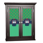 Football Jersey Cabinet Decal - Small (Personalized)