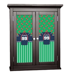 Football Jersey Cabinet Decal - Small (Personalized)