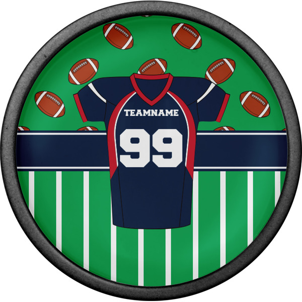 Football Jersey Cabinet Knob - Black - Front