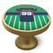 Football Jersey Cabinet Knob - Gold - Side