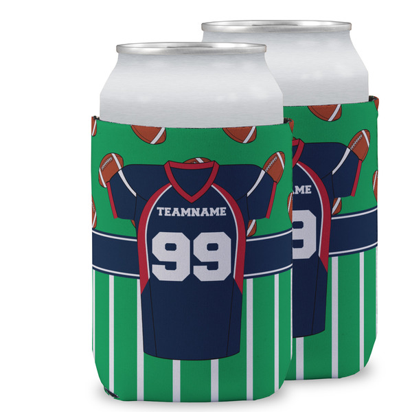 Custom Football Jersey Can Cooler (12 oz) w/ Name and Number