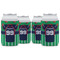 Football Jersey Can Cooler (12 oz) - Set of 4 w/ Name and Number