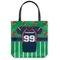 Football Jersey Canvas Tote Bag - Small - 13"x13" (Personalized)