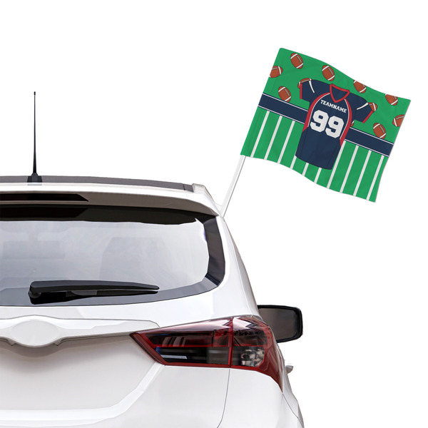 Football Jersey Car Flag - Large - LIFESTYLE