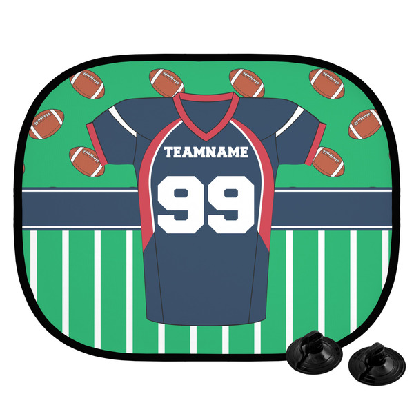 Custom Football Jersey Car Side Window Sun Shade (Personalized)