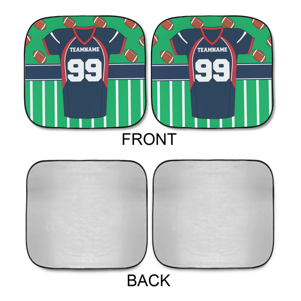 Football Jersey Car Sun Shades - APPROVAL
