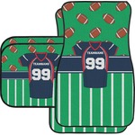 Football Jersey Car Floor Mats Set - 2 Front & 2 Back (Personalized)