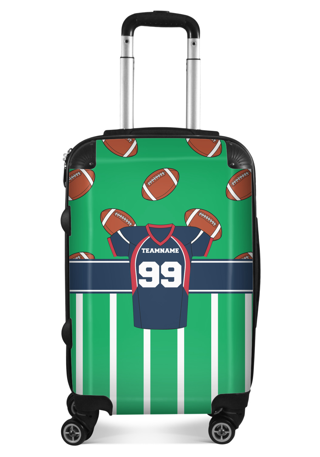 Football Jersey Suitcase 20 Carry On Personalized Youcustomizeit
