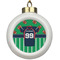 Football Jersey Ceramic Ball Ornament (Personalized)