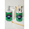 Football Jersey Ceramic Bathroom Accessories - LIFESTYLE (toothbrush holder & soap dispenser)
