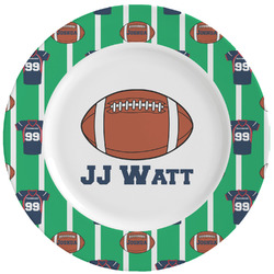 Football Jersey Ceramic Dinner Plates (Set of 4) (Personalized)